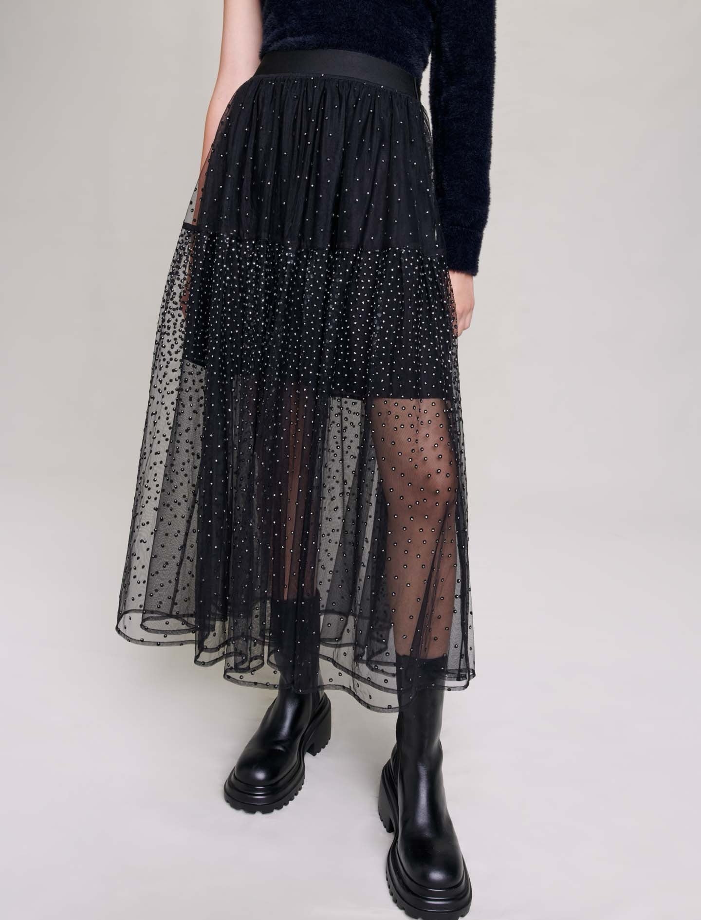 Maje - Skirt - Black