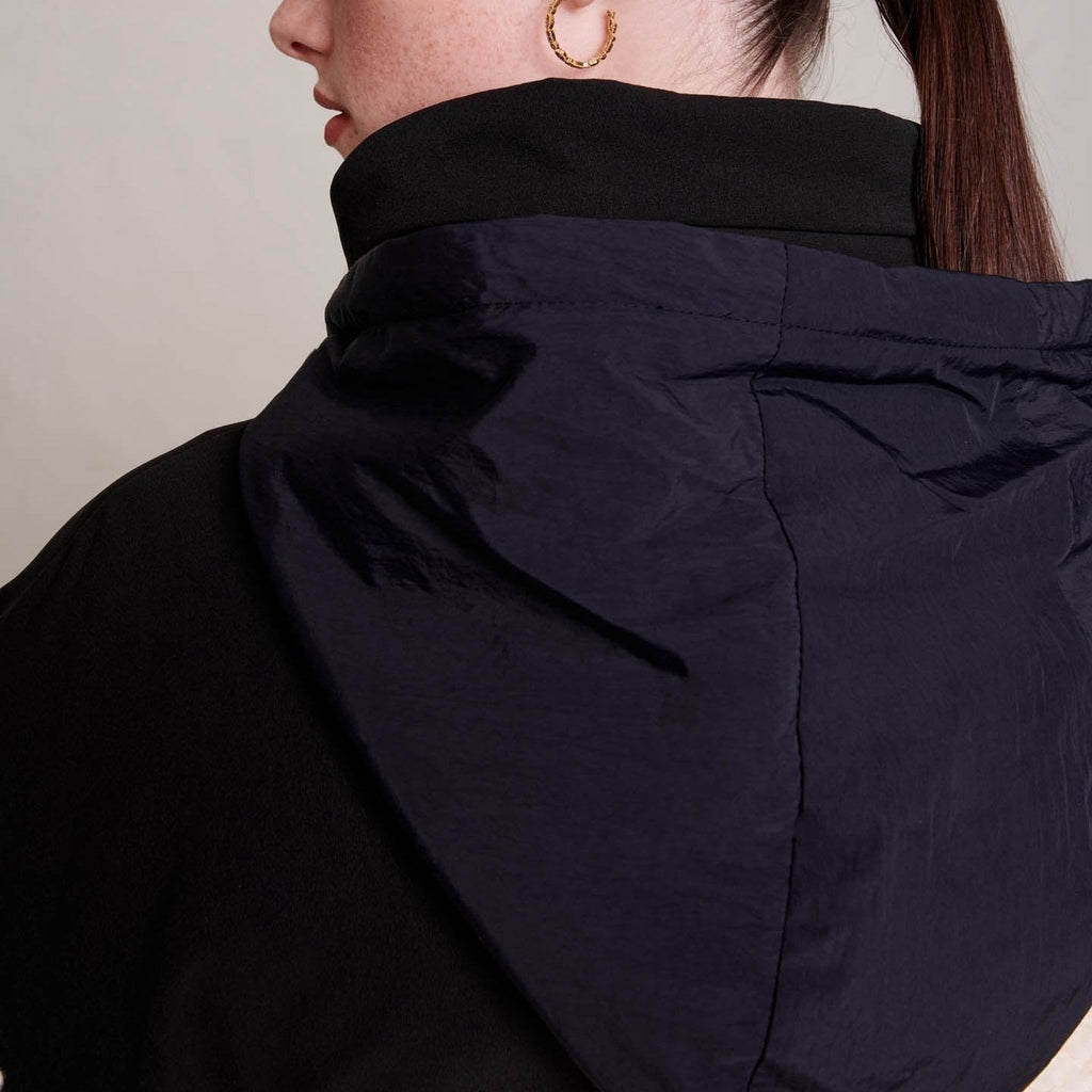 Maje - Down Jacket - Ecru And Black