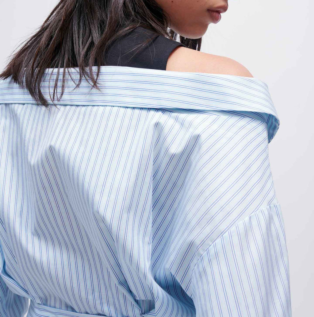 Maje - Robe Riarisa - Bleu Clair