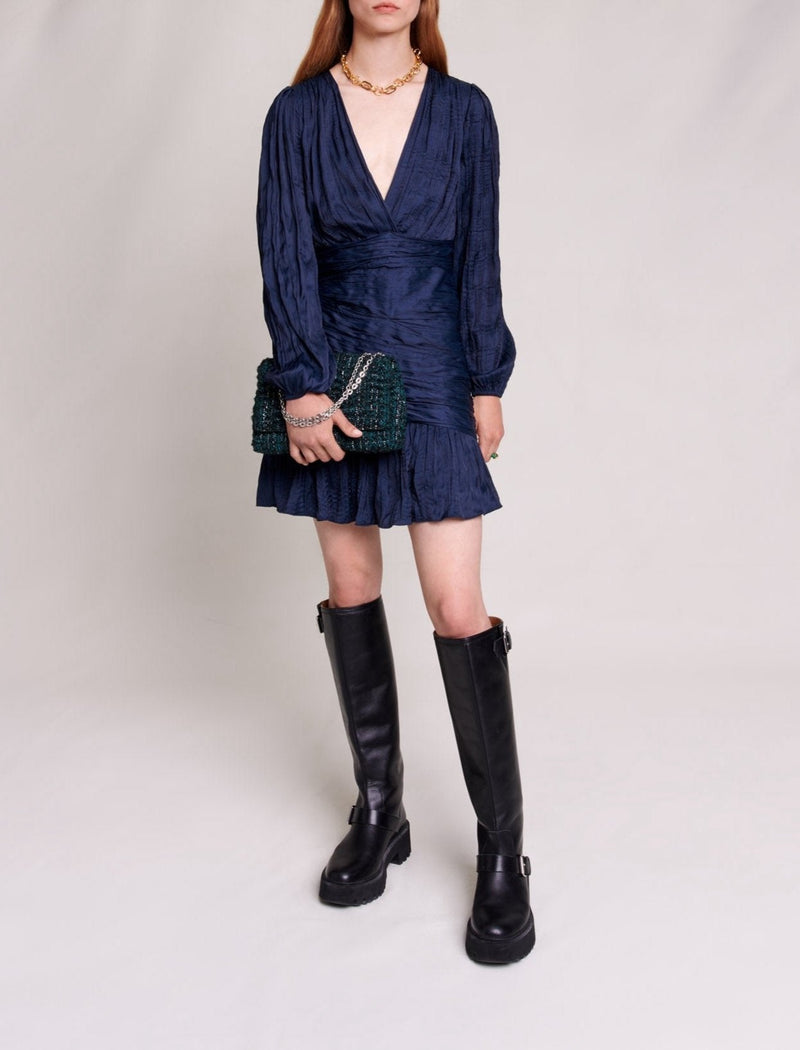 Maje - Vestido - Azul marino