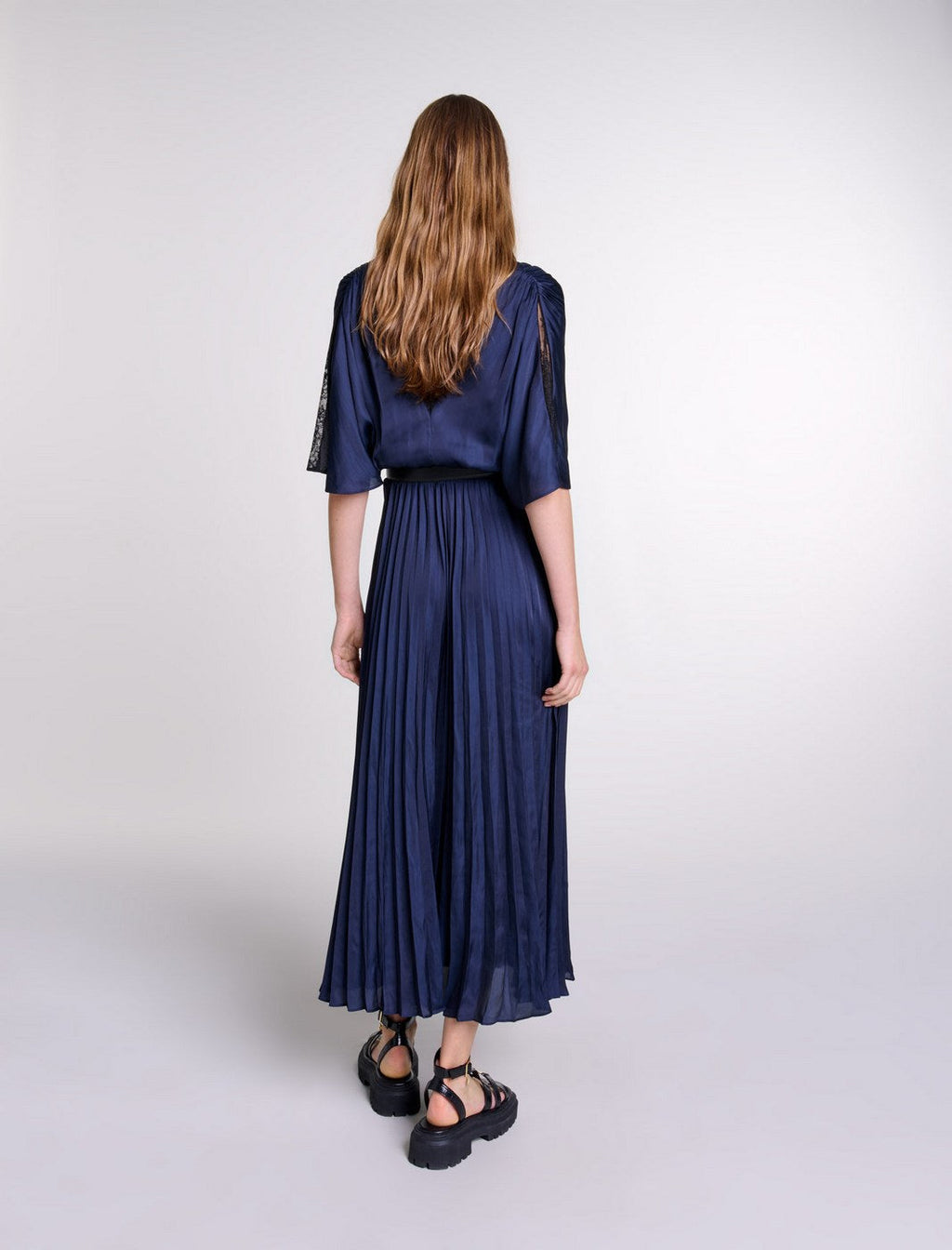 Robe Rachelace - Marine/Noir