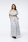 Falda Flavy - Lunares Blancos
