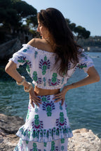 Nais Skirt - Blue Topaz