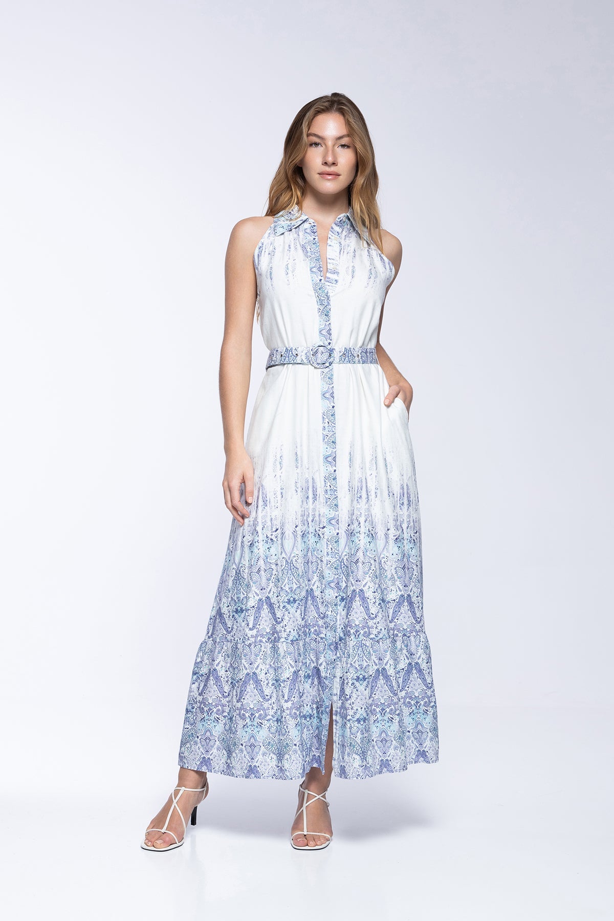 Brittany Dress - Persian Blue
