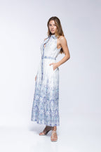 Brittany Dress - Persian Blue