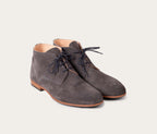 Derbies Martin - Velours Graphite - Homme