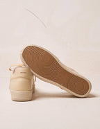 Maxence H Low Sneakers - Cream Leather