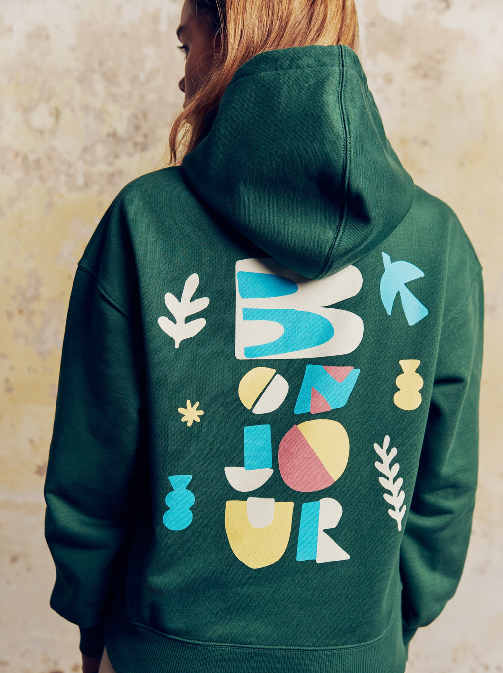Hola verdadera sudadera con capucha de vianney