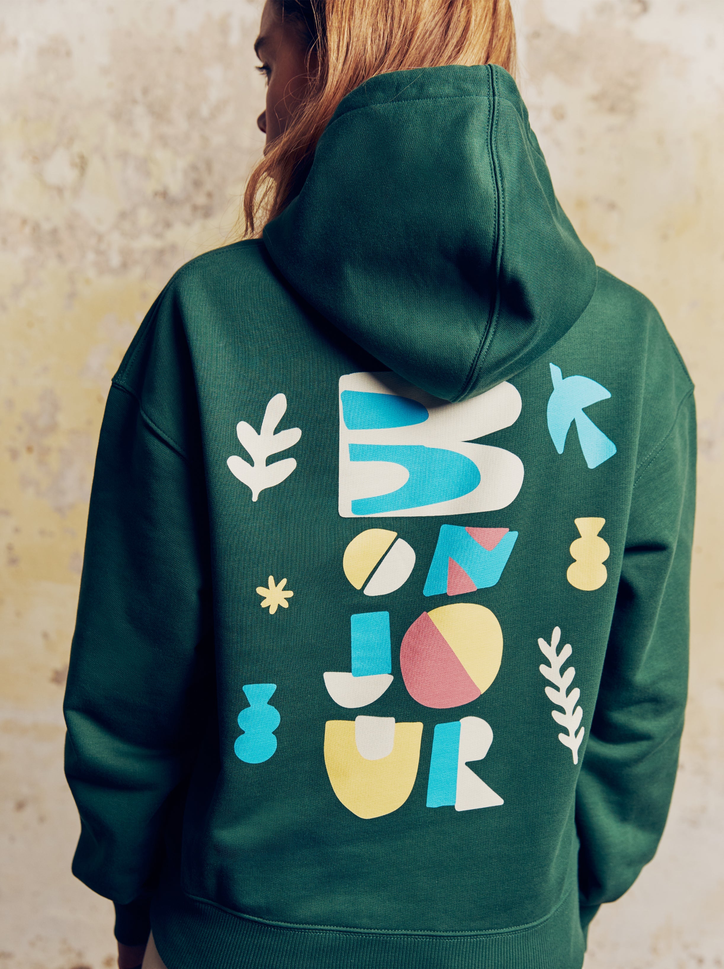 Hola verdadera sudadera con capucha de vianney