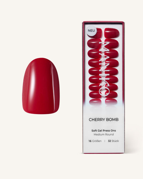 Cherry Bomb (mediano, redondo) - Press Ons