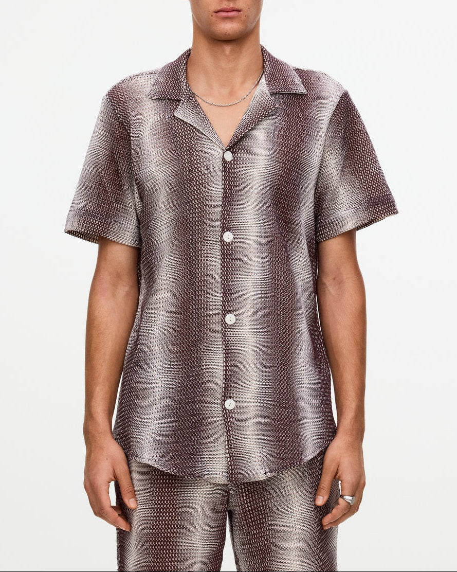 Chemise Merlot Echo Cuba Net - Rouge