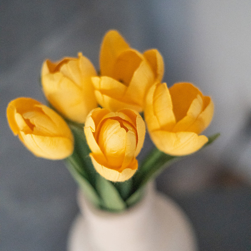 Żółty Papierowy Mini Tulipan