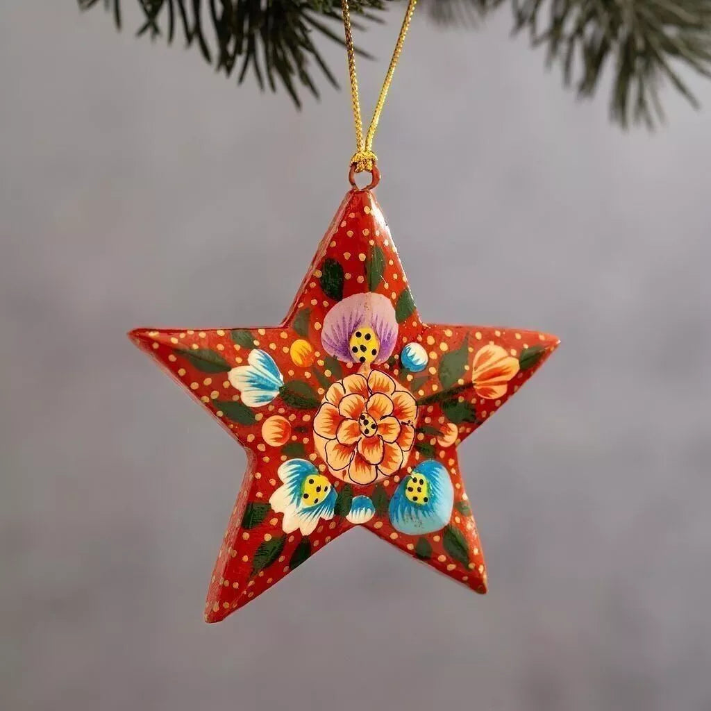 Trio kerststerren Roja