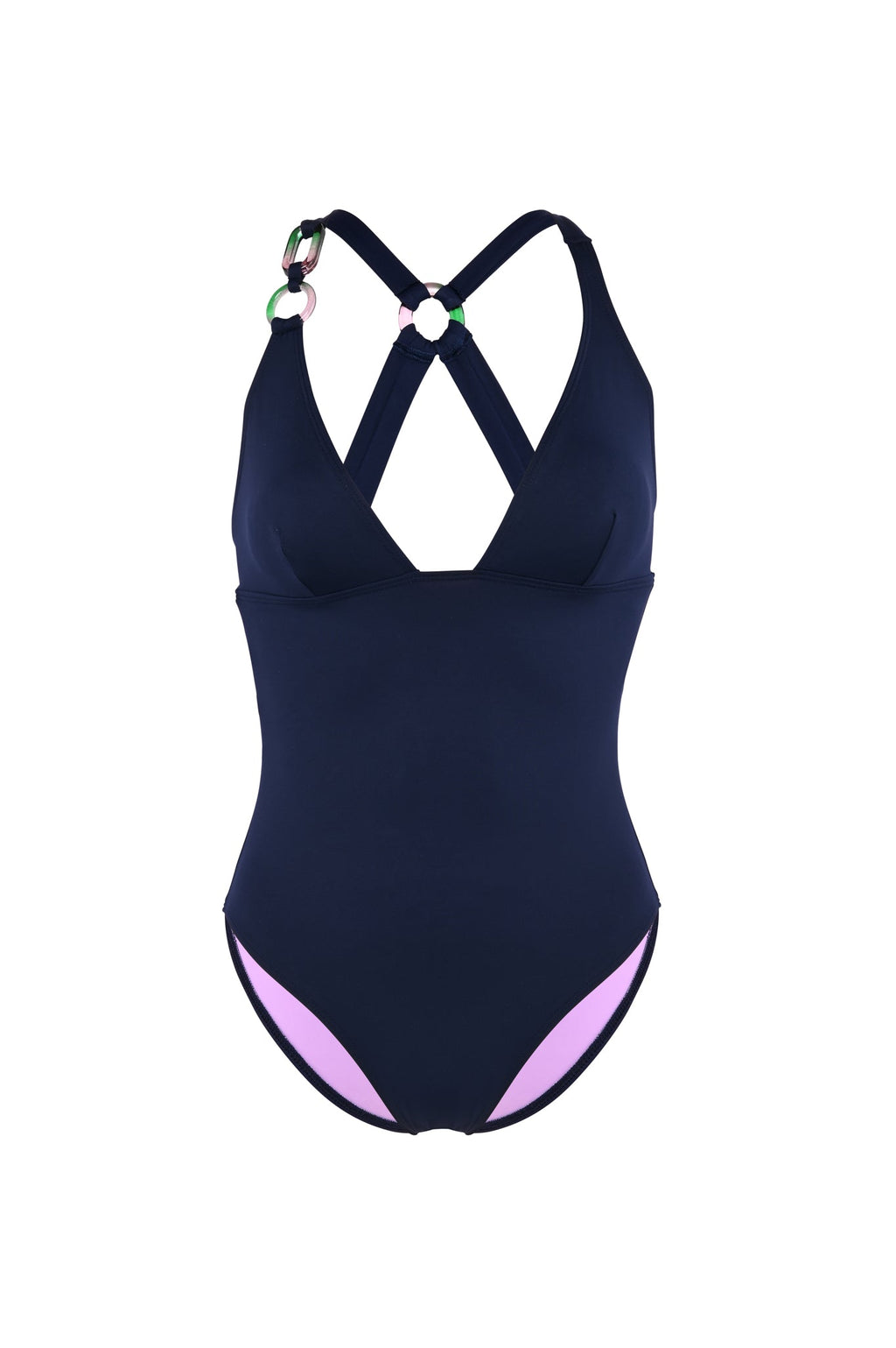 Bañador de 1 pieza Beleza Pura - Azul marino