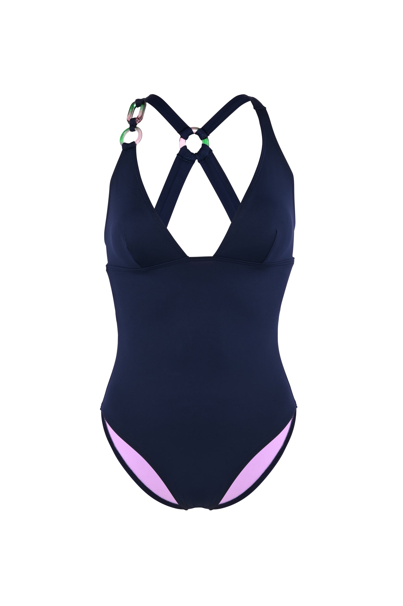Bañador de 1 pieza Beleza Pura - Azul marino