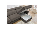 Canapé D'Angle Réversible Convertible Coffre - 140x190 - Monaco - Velours Côtelé