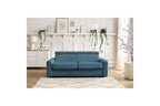 Monaco - Canapé Droit Convertible - 140X190 - Ouverture Express - Tissu Lisse