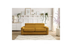 Monaco - Canapé Droit Convertible - 140X190 - Ouverture Express - Tissu Lisse