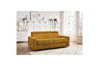Monaco - Canapé Droit Convertible - 140X190 - Ouverture Express - Tissu Lisse