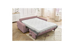 Monaco - Canapé Droit Convertible - 140X190 - Ouverture Express - Tissu Lisse