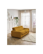 Monaco - Canapé Droit Convertible - 140X190 - Ouverture Express - Tissu Lisse