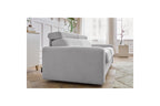 Monaco - Canapé Droit Convertible - 140X190 - Ouverture Express - Tissu Lisse