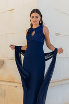 Robe Morgan - Bleu Marine