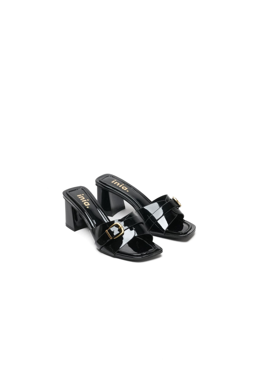 Mules À Talons Lise - Noir