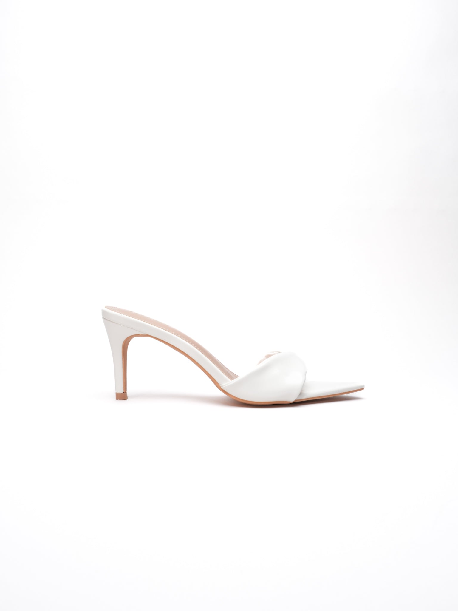 Mules À Talons Lisa - Blanc