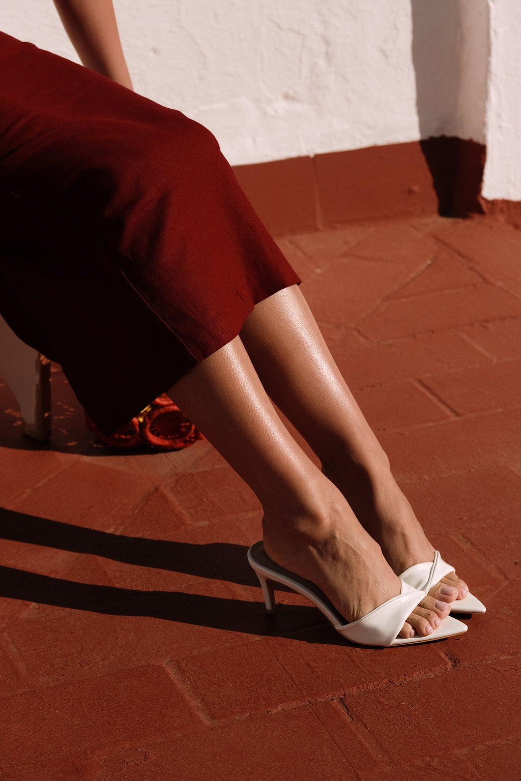 Mules À Talons Lisa - Blanc