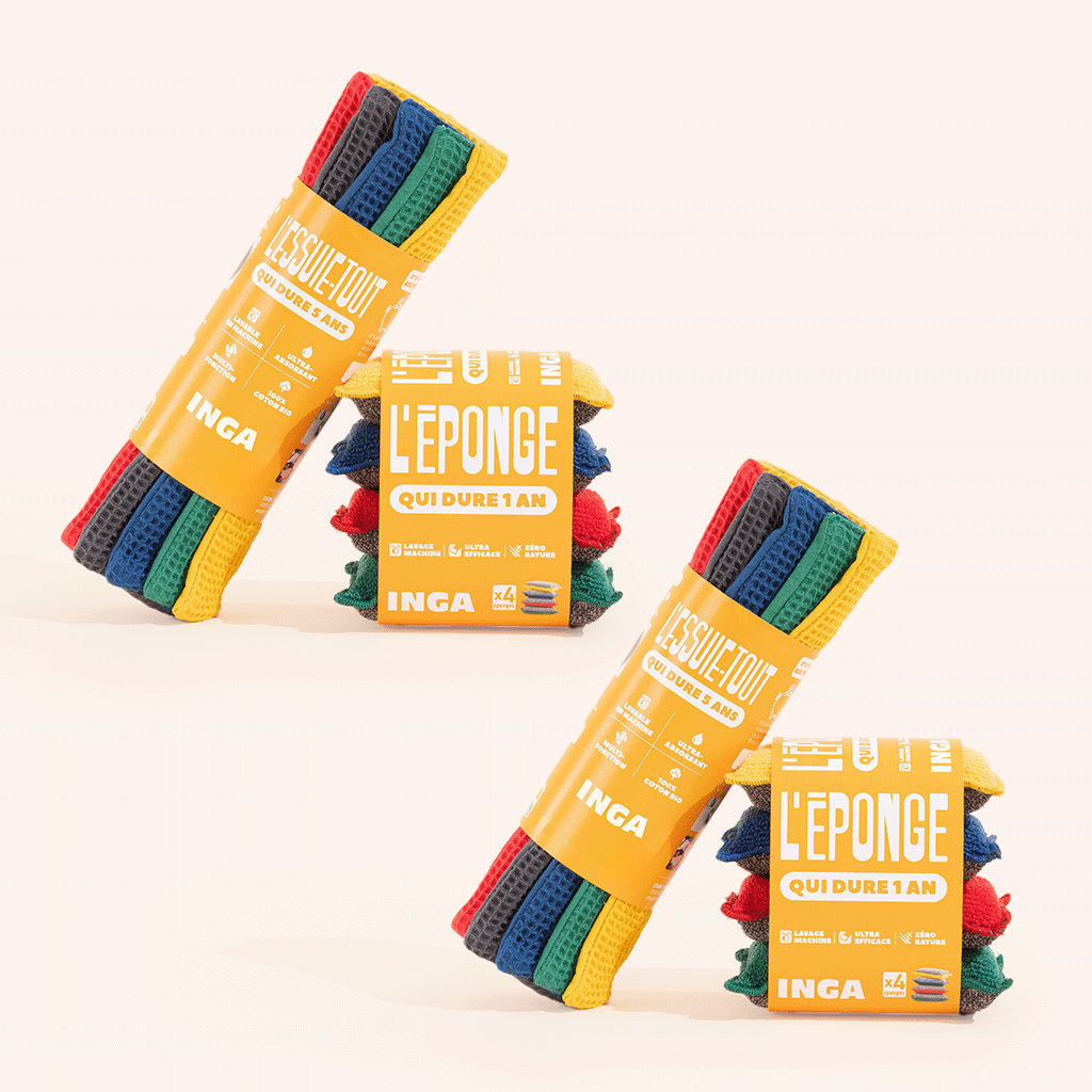 Pack Couleurs - Éponges Et Essuie-Tout