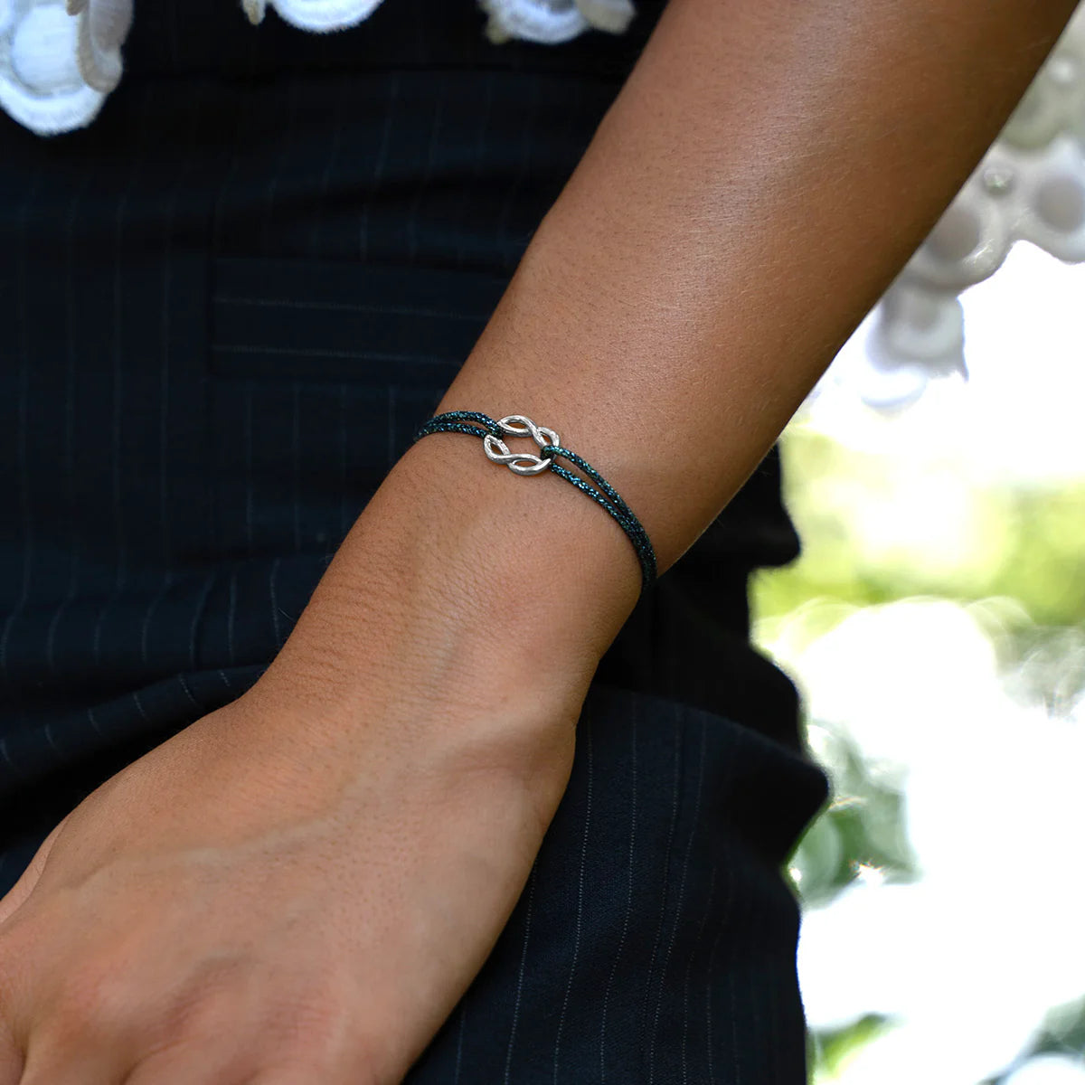 Bracelet Punta - Bleu Marine Pailleté