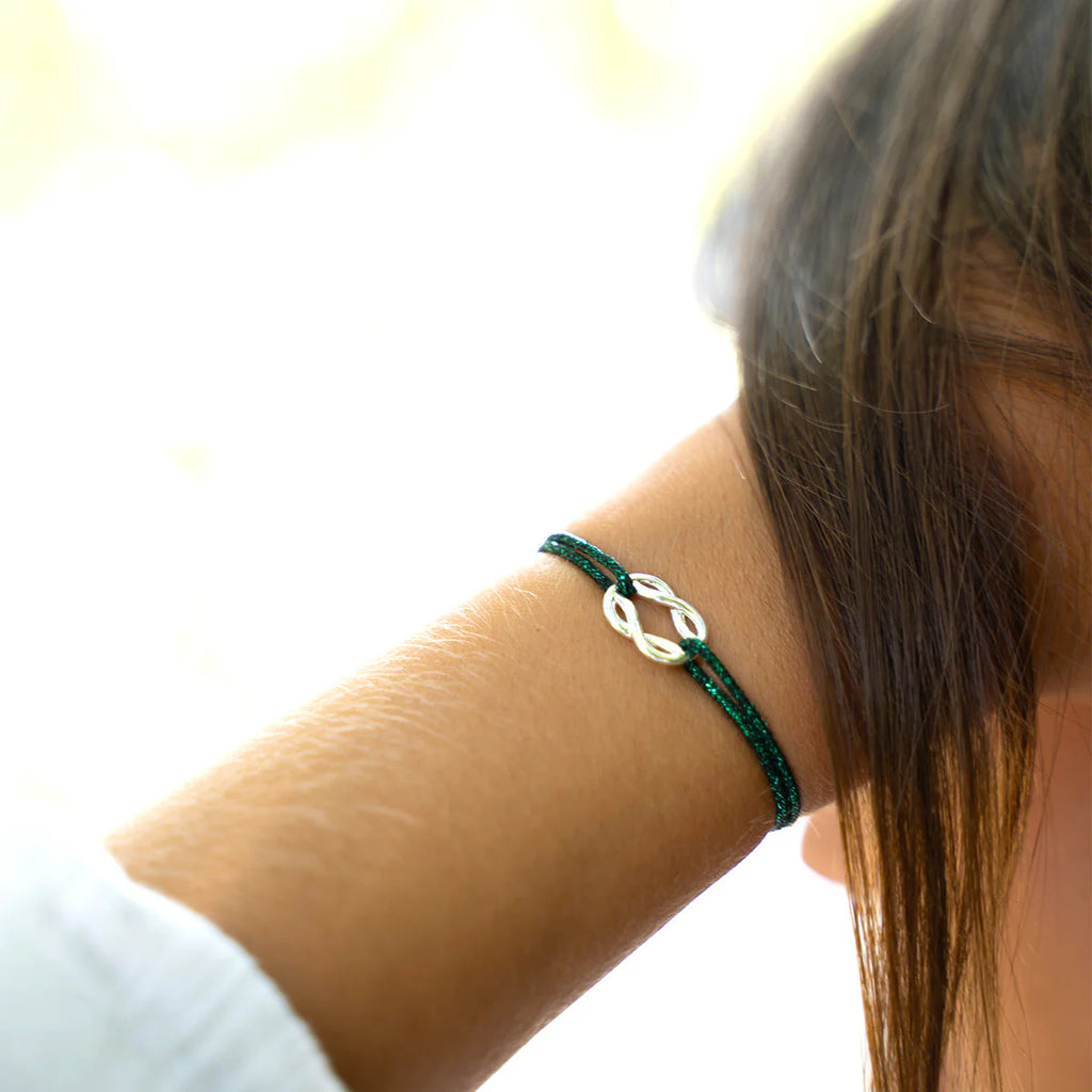 Bracelet Punta - Bleu Marine Pailleté