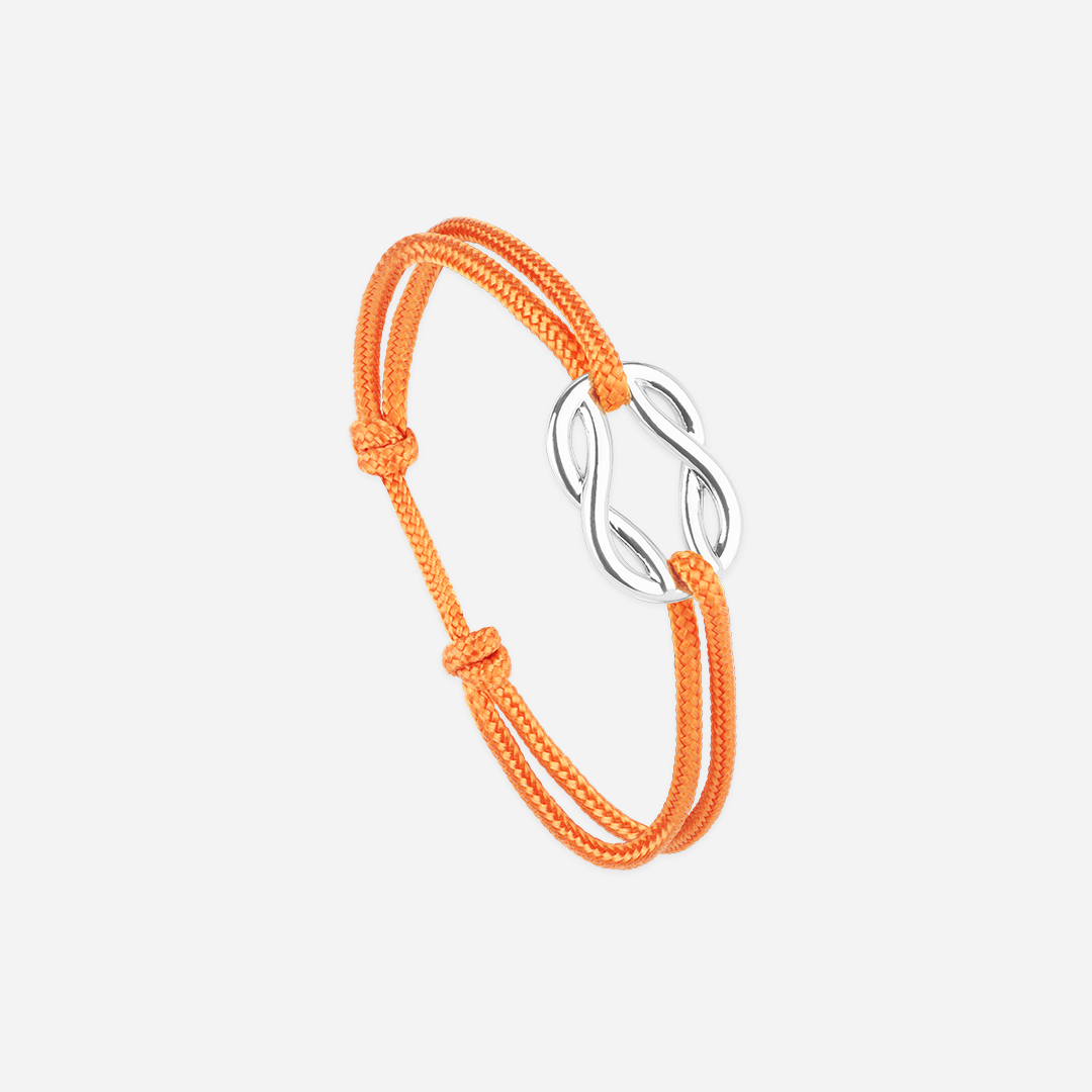 Bracelet Genois - Orange Fluo