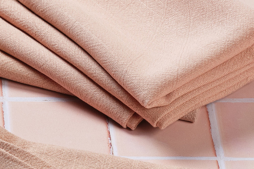 Nude – 6 tygservetter – Colored