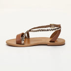 Sandalias Nadeen - Camel / Dorado