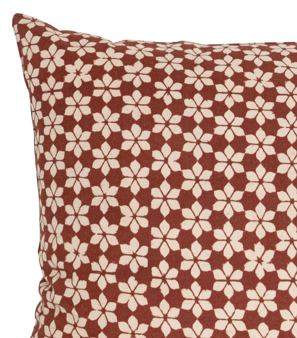 Nagri Cushion Cover - Brick