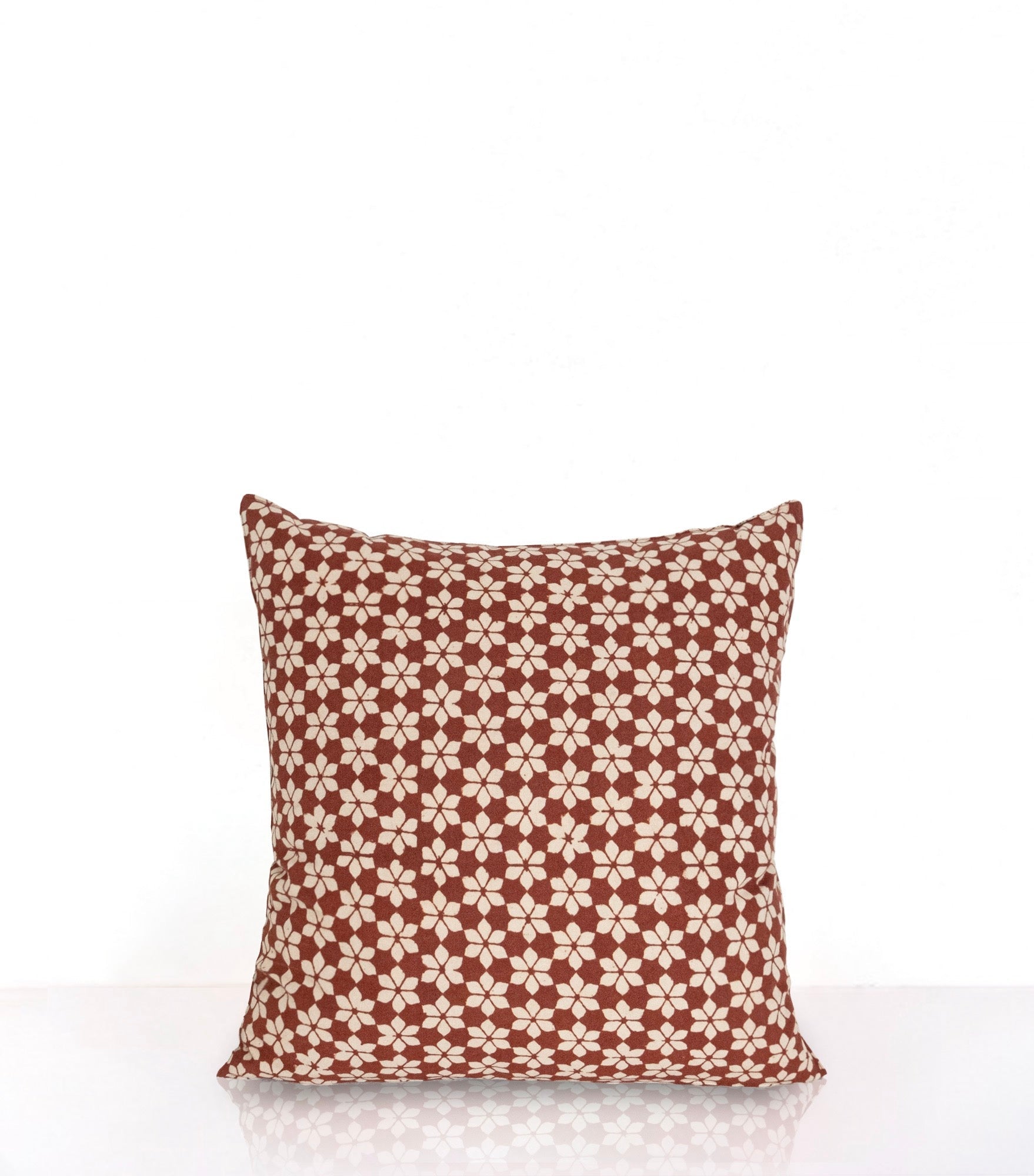 Nagri Cushion Cover - Brick