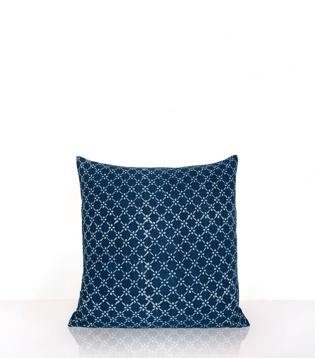 Housse De Coussin Nagru - Indigo