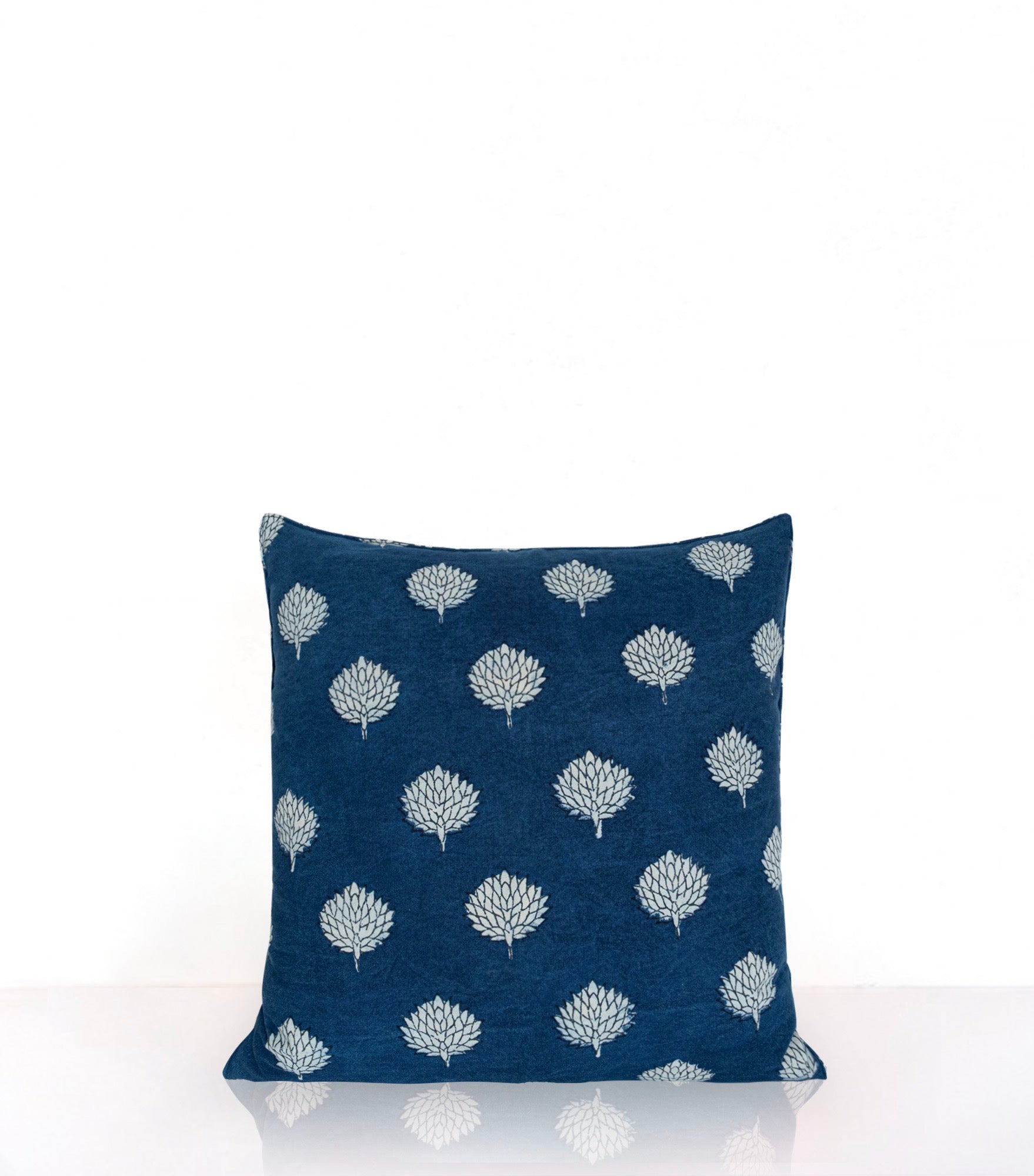 Housse De Coussin Nagru - Indigo