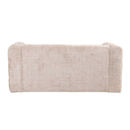 Naiad - Canapé Droit Fixe 2 Places - Tissu Texturé - Beige