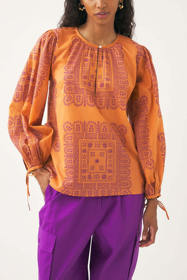 Blusa Nali - Óxido