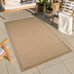 NATURE - Alfombra lisa efecto yute natural beige - NAT8751BEI NATURE