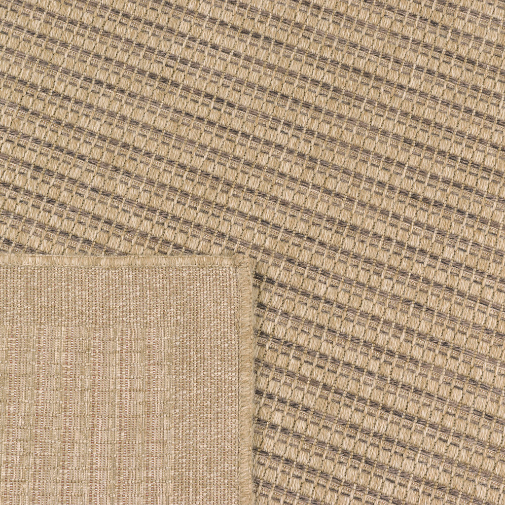 NATURE - Plain brown natural jute effect rug - NAT8751MAR nazar living room rug