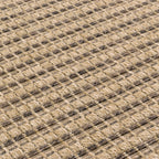 NATURE - Plain brown natural jute effect rug - NAT8751MAR nazar living room rug