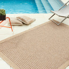 NATURE - Plain brown natural jute effect rug - NAT8751MAR nazar living room rug
