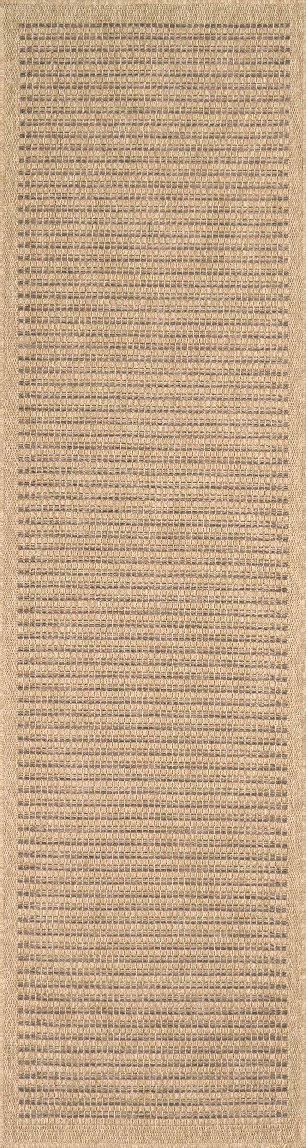 Plain brown natural jute effect rug: NAT8751MAR nazar living room rug
