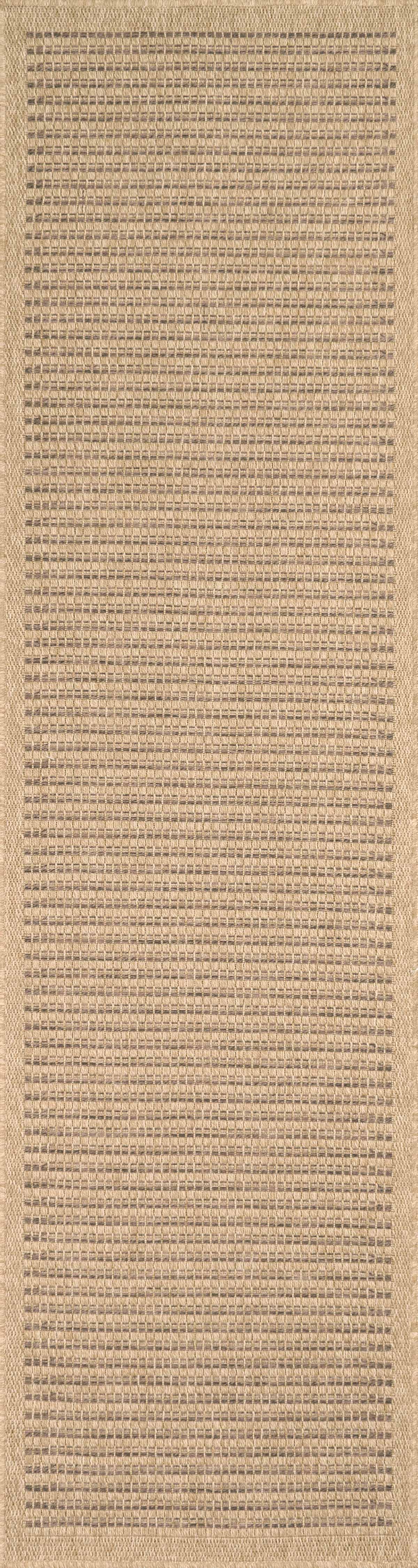 Plain brown natural jute effect rug: NAT8751MAR nazar living room rug