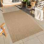 NATURE - Alfombra efecto yute natural con estampado de chevrones - NAT8753BEI NATURE