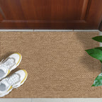 NATURE - Alfombra efecto yute natural con estampado de chevrones - NAT8753BEI NATURE